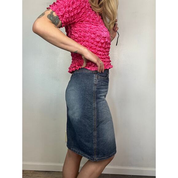 Y2K Express Denim Jean Skirt size 10 - Picture 3 of 9